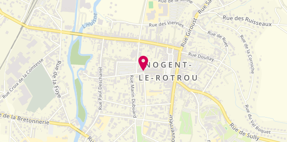 Plan de Emeraude Voyages Mauger, 4 Rue de la Herse, 28400 Nogent-le-Rotrou