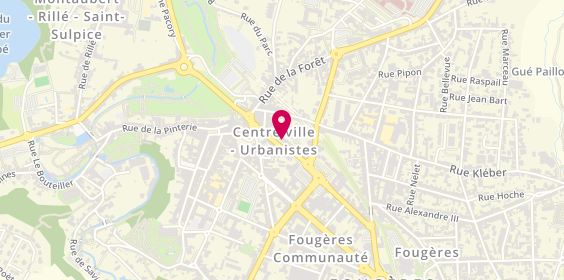 Plan de Eden Tour, 5 Boulevard du Maréchal Leclerc, 35300 Fougères