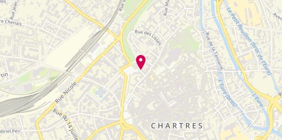 Plan de Agence Havas Voyages, 2 place Châtelet, 28000 Chartres