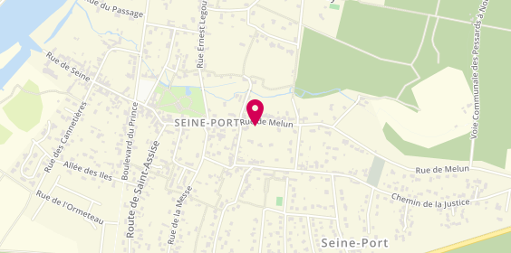 Plan de Boarding Pass Travel, 1 Rue Desmazures Mentienne, 77240 Seine-Port