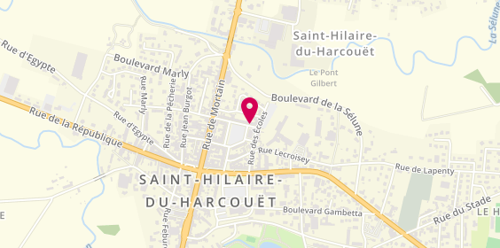 Plan de Gandon Evasion, 59 place Delaporte, 50600 Saint-Hilaire-du-Harcouët