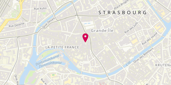Plan de Voyageurs du Monde, 16 Rue Sainte-Barbe, 67000 Strasbourg