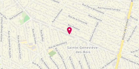 Plan de Thomas Cook SAS, 128 Avenue Gabriel Peri, 91700 Sainte-Geneviève-des-Bois