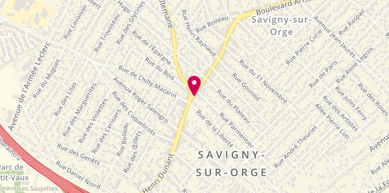 Plan de Selectour, 14 Boulevard Aristide Briand, 91600 Savigny-sur-Orge