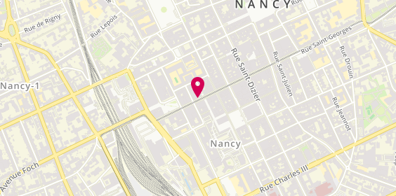 Plan de Agence de voyage l'tur Nancy, 46 Rue Saint-Jean, 54000 Nancy