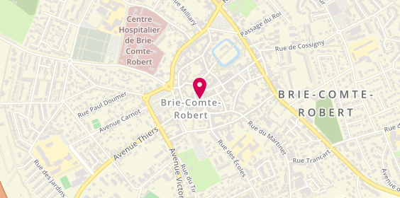 Plan de Votre Voyage Brie, 14 Rue de l'Église, 77170 Brie-Comte-Robert
