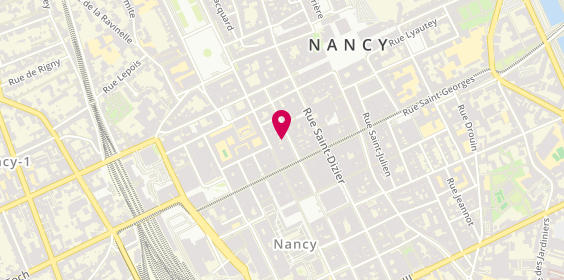 Plan de Prêt à PARTIR Service Groupes Nancy, 36 Rue des Carmes, 54000 Nancy