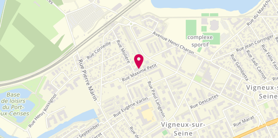 Plan de STP Opportunité et Voyages, 15 Rue Maxime Petit, 91270 Vigneux-sur-Seine
