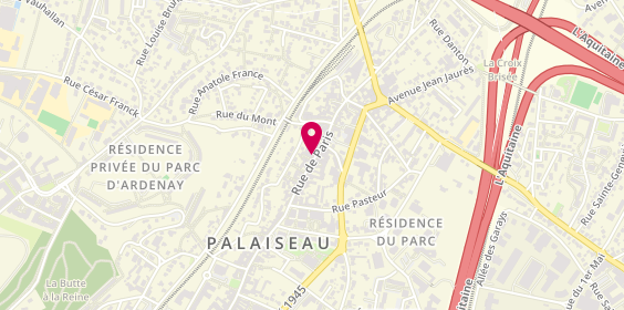 Plan de Havas Voyage, 50 Rue de Paris, 91120 Palaiseau
