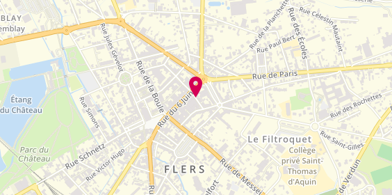 Plan de Caen Voyages, 3 Rue Guy Mollet, 61100 Flers