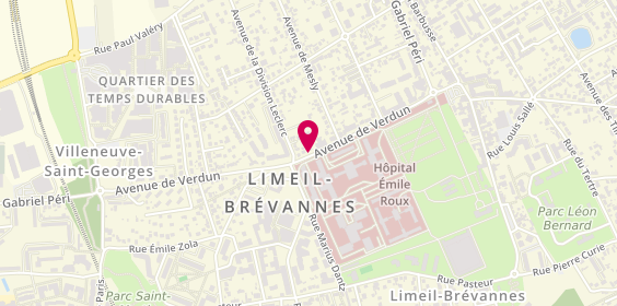 Plan de HOANG Bernard, 22 Avenue de Verdun, 94450 Limeil-Brévannes