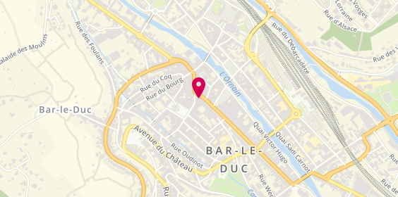 Plan de Havas Voyages, 9 Boulevard de la Rochelle, 55000 Bar-le-Duc