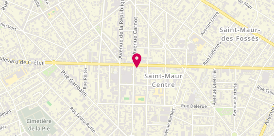 Plan de Du Reve O Voyages - Votre Agence à Saint-Maur-Des-Fossés, 128 Bis Boulevard de Créteil, 94100 Saint-Maur-des-Fossés