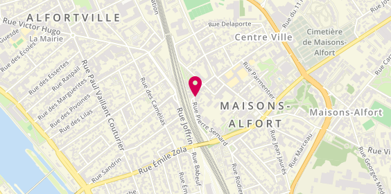 Plan de Sky Expert Agency, 11 Bis place Jean Moulin, 94700 Maisons-Alfort