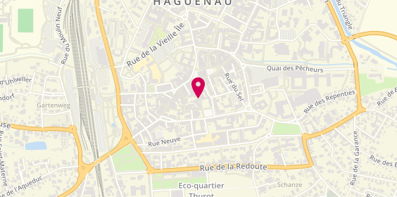 Plan de Havas Voyages, 8 Rue Georges Clemenceau, 67500 Haguenau