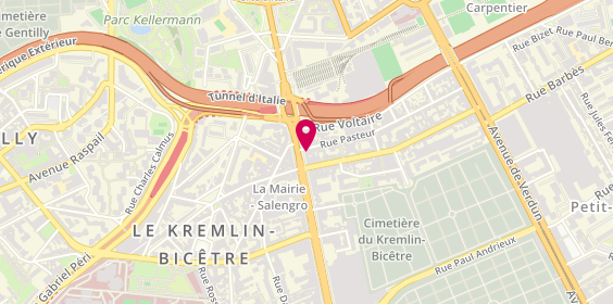 Plan de Anas Voyages, 15 avenue de Fontainebleau, 94270 Le Kremlin-Bicêtre