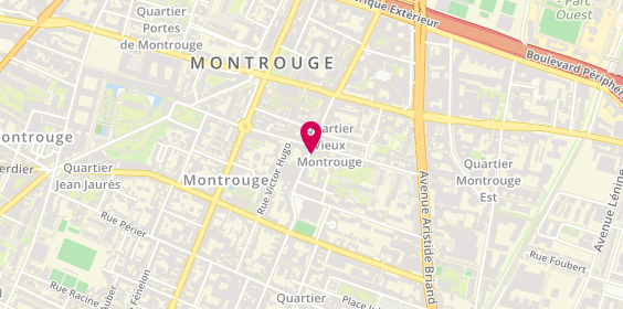 Plan de American Motors Travel, 73 avenue Henri Ginoux, 92120 Montrouge