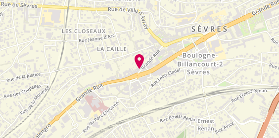 Plan de Selectour, 118 Grande Rue, 92310 Sèvres