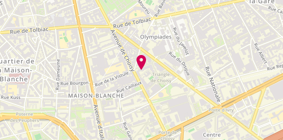 Plan de CFA Voyages, 13 Rue des Frères d'Astier de la Vigerie, 75013 Paris