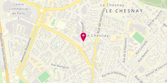 Plan de Selectour, 24 Rue Pottier, 78150 Le Chesnay-Rocquencourt