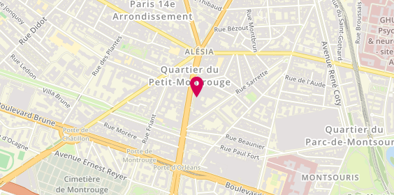 Plan de Abyss Plongee Sous Marine - le Monde Ble, 99 Bis avenue du Général Leclerc, 75014 Paris