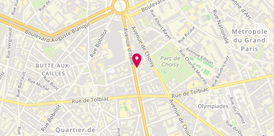 Plan de Club Langues et Civilisations, 33 Avenue Italie, 75013 Paris