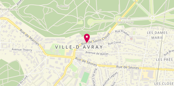 Plan de Auderney Excellence, 24 Rue de Saint-Cloud, 92410 Ville-d'Avray