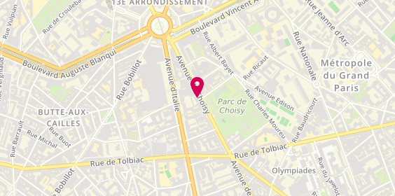 Plan de Différenciel, 169 avenue de Choisy, 75013 Paris
