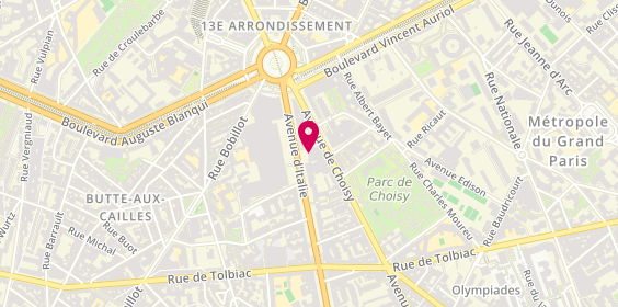 Plan de Les Comptoirs du Monde, 19 Avenue Italie, 75013 Paris