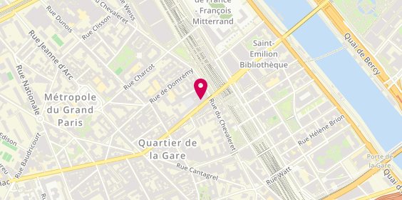 Plan de Shanti Travel, 14 Rue de Tolbiac, 75013 Paris