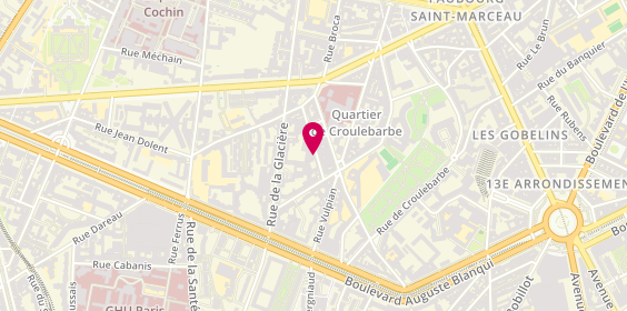 Plan de Bipel, 24 Rue des Tanneries, 75013 Paris