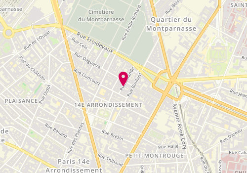 Plan de Gravel Up, 21 Rue Lalande, 75014 Paris