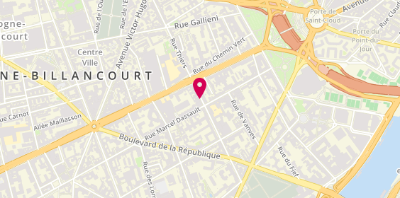 Plan de Lausanne, 80 Rue Thiers, 92100 Boulogne-Billancourt