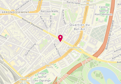 Plan de Selectour, 266 avenue Daumesnil, 75012 Paris