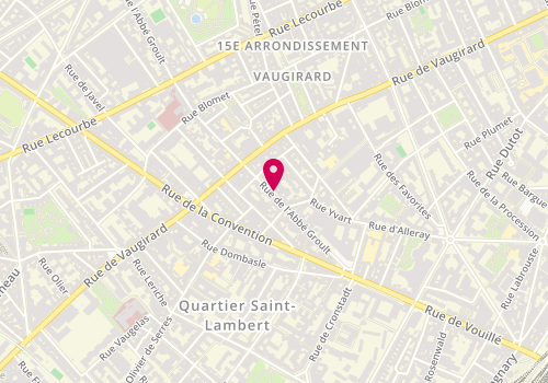 Plan de Marco Vasco, 101 Rue de l'Abbe Groult, 75015 Paris