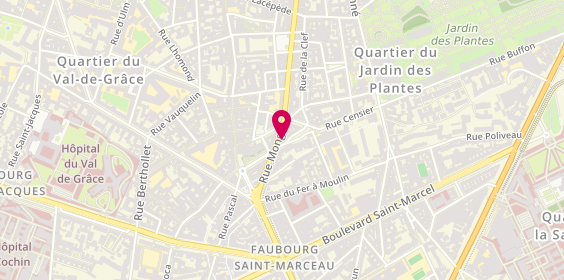 Plan de Centrale Voyages Monge, 107 Rue Monge, 75005 Paris