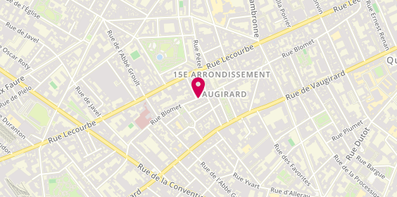 Plan de Astours, 103 Rue Blomet, 75015 Paris