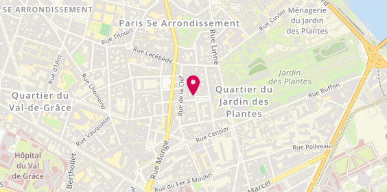 Plan de Rami Voyages, 11 Rue Larrey, 75005 Paris