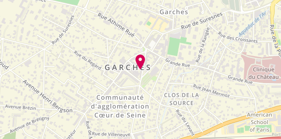 Plan de Esprit de voyages Garches, 7 avenue du Maréchal Leclerc, 92380 Garches