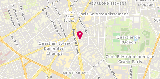 Plan de Club Alliance Voyages, 33 Rue de Fleurus, 75006 Paris