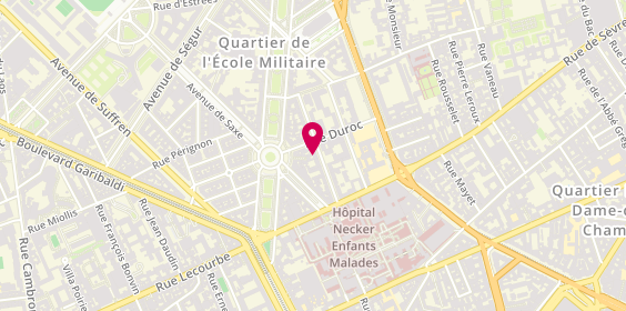 Plan de Allées Venues, 20 Rue du Général Bertrand, 75007 Paris