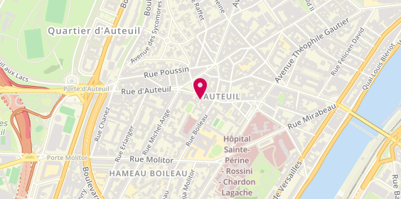 Plan de Havas Voyages, 41 Rue d'Auteuil, 75016 Paris