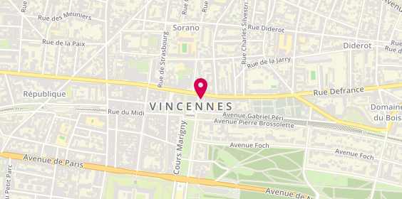 Plan de Tikitours, 53 Rue de Fontenay, 94300 Vincennes