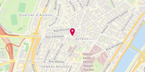 Plan de Académie des Arts de Vivre (AAV), 2 Rue Donizetti, 75016 Paris