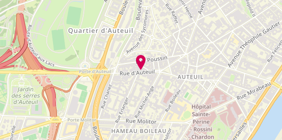 Plan de International Dialog, 54 Rue d'Auteuil, 75016 Paris