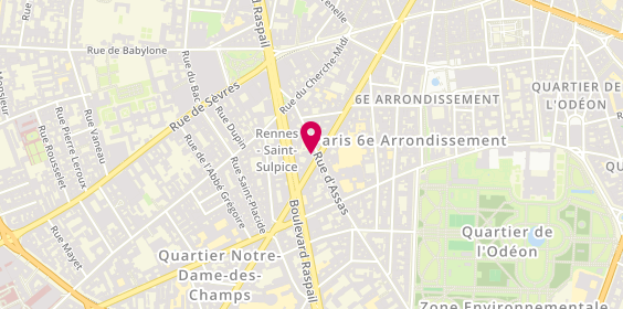 Plan de Easy Club Med Club Aquarius Club Junio, 106 Rue de Rennes, 75006 Paris