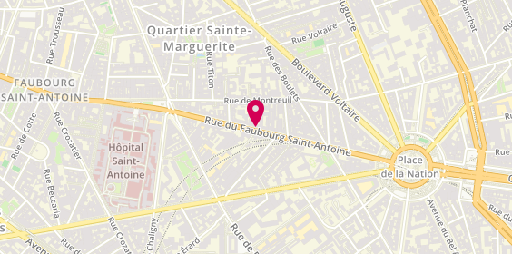 Plan de Sennevoy Loisirs, 273 Rue du Fbg saint Antoine, 75011 Paris