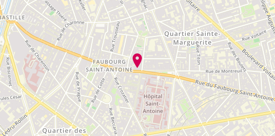Plan de Tui, 181 Rue du Faubourg Saint-Antoine, 75011 Paris