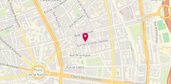 Plan de Arkose Escapade, 37-39 Rue des Grands Champs, 75020 Paris