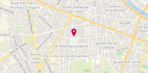 Plan de Jancarthier Voyages, 10 place Saint-Sulpice, 75006 Paris